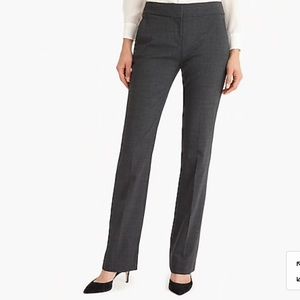 J. crew Edie trouser in graphite heather 18